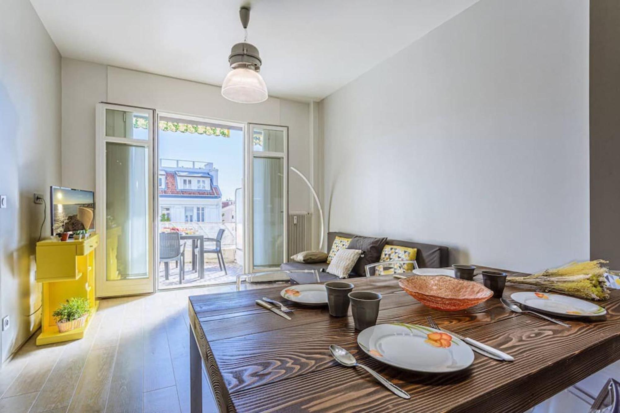 Fleurs 22 - City Center - Modern W Terrace 니스 외부 사진
